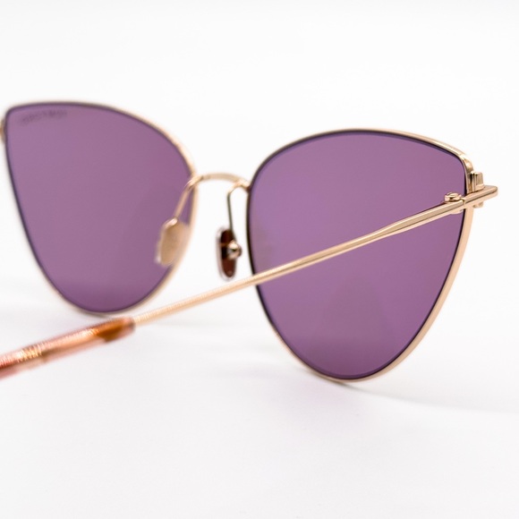 NEW TOM FORD ANAIS-02 TF1005 28Z WOMEN SUNGLASSES FT1005/S GOLD BROWN EYEWEAR - Picture 8 of 11